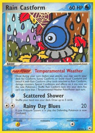 [PKM] Rain Castform (23/101) [EX: Hidden Legends]