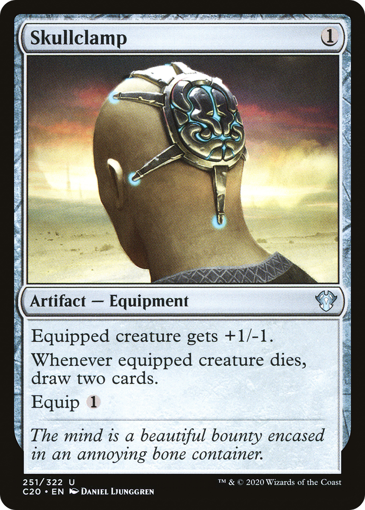 {C} Skullclamp [Commander 2020][C20 251]