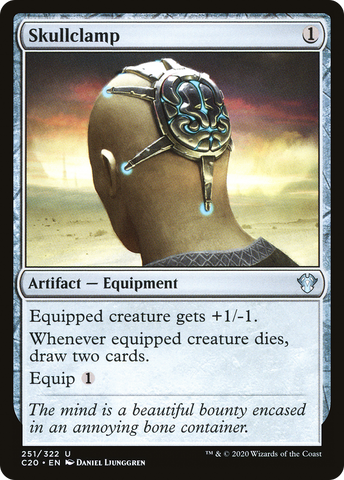 {C} Skullclamp [Commander 2020][C20 251]