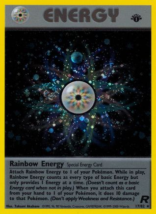 [TR] Rainbow Energy (17/82) [Team Rocket 1st Edition]