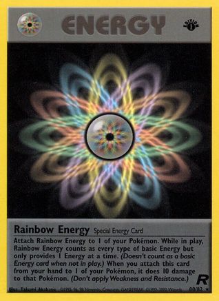 [PKM] Rainbow Energy (80/82) [Team Rocket 1st Edition]