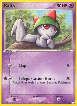 [PKM-C] Ralts (59/108) (Stamped) [EX: Power Keepers]