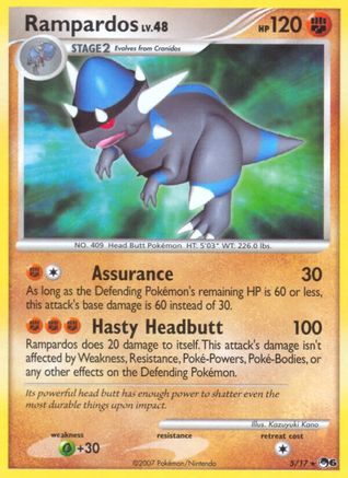 [PKM] Rampardos (5/17) [POP Series 6]