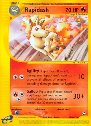 [PKM] Rapidash (31/147) [Aquapolis]
