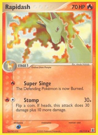[PKM] Rapidash (52/113) (Stamped) [EX: Delta Species]