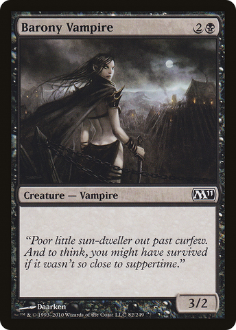 {C} Barony Vampire [Magic 2011][M11 082]