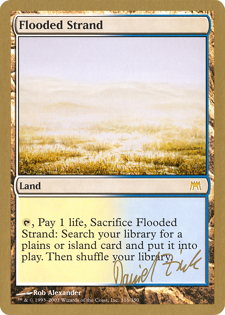 {R} Flooded Strand (Daniel Zink) [World Championship Decks 2003][GB WC03 DZ316]