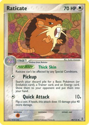 [PKM-C] Raticate (48/112) [EX: FireRed & LeafGreen]