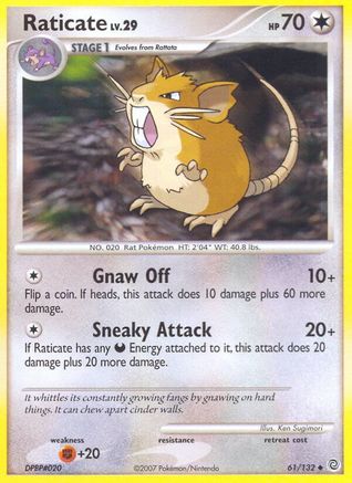 [PKM] Raticate (61/132) [Diamond & Pearl: Secret Wonders]