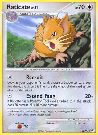 [PKM-R] Raticate (29/99) [Platinum: Arceus]