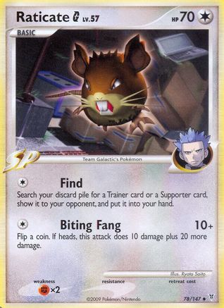 [PKM-C] Raticate G (78/147) [Platinum: Supreme Victors]
