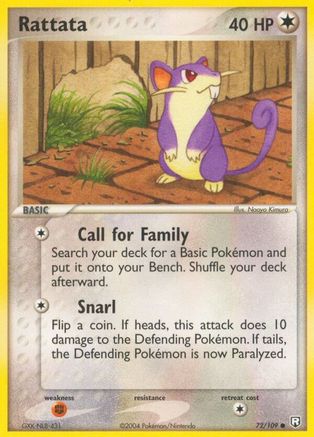 [PKM] Rattata (72/109) (Stamped) [EX: Team Rocket Returns]