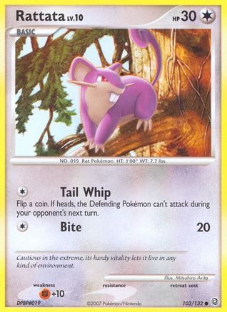 [PKM] Rattata (103/132) [Diamond & Pearl: Secret Wonders]