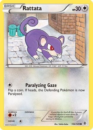 [PKM-C] Rattata (104/149) [Black & White: Boundaries Crossed]