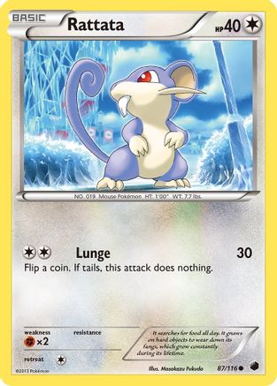 [PKM] Rattata (87/116) [Black & White: Plasma Freeze]