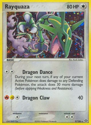 [PKM] Rayquaza (9/106) (Stamped) [EX: Emerald]