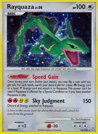 [PKM] Rayquaza (14/146) [Diamond & Pearl: Legends Awakened]