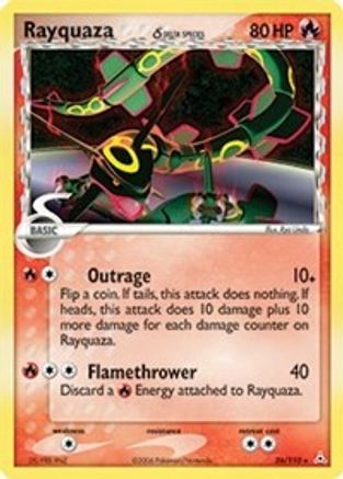 [PKM-R] Rayquaza (26/110) (Delta Species) (Stamped) [EX: Holon Phantoms]