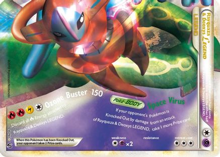 [PKM-R] Rayquaza & Deoxys LEGEND (90/90) [HeartGold & SoulSilver: Undaunted]