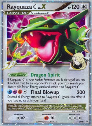 [PKM-R] Rayquaza C LV.X (DP47) [Diamond & Pearl: Black Star Promos]