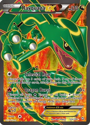 [PKM-R] Rayquaza EX (123/124) [Black & White: Dragons Exalted]