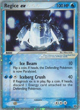 [PKM] Regice ex (98/106) [EX: Emerald]