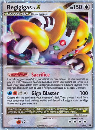 [PKM-R] Regigigas LV.X (DP30) [Diamond & Pearl: Black Star Promos]