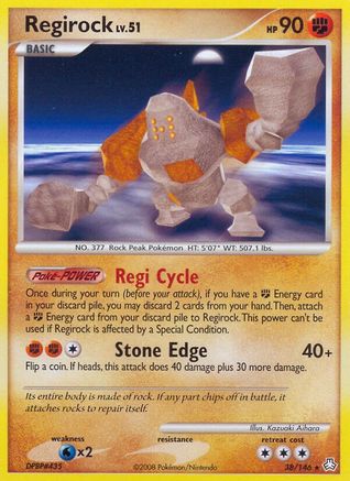 [PKM] Regirock (38/146) [Diamond & Pearl: Legends Awakened]