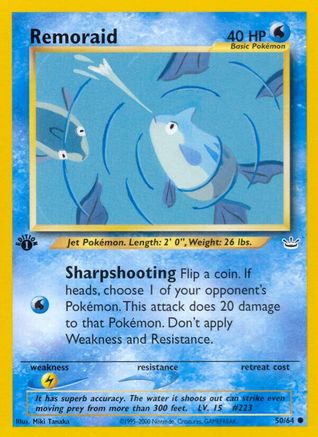 [PKM] Remoraid (50/64) [Neo Revelation 1st Edition]