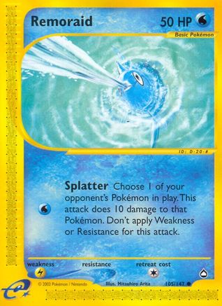 [PKM] Remoraid (105/147) [Aquapolis]