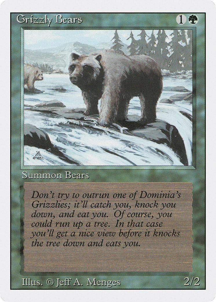 {C} Grizzly Bears [Revised Edition][3ED 201]