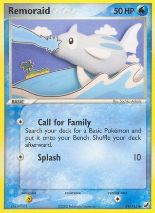 [PKM] Remoraid (71/115) [EX: Unseen Forces]