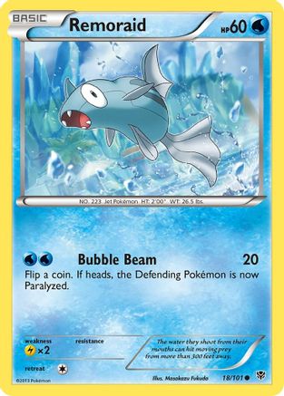 [PKM] Remoraid (18/101) [Black & White: Plasma Blast]