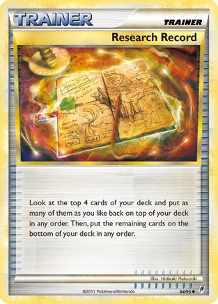 [TR] Research Record (84/95) [HeartGold & SoulSilver: Call of Legends]