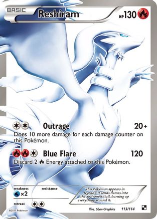 [PKM] Reshiram (113/114) [Black & White: Base Set]