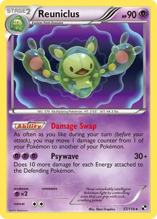 [PKM-R] Reuniclus (57/114) [Black & White: Base Set]