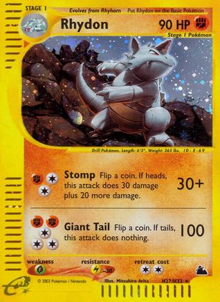 [PKM] Rhydon (H27/H32) [Skyridge]