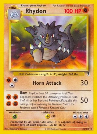[PKM-R] Rhydon (35/110) [Legendary Collection]