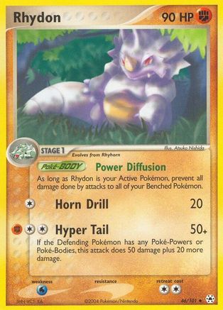 [PKM] Rhydon (46/101) [EX: Hidden Legends]