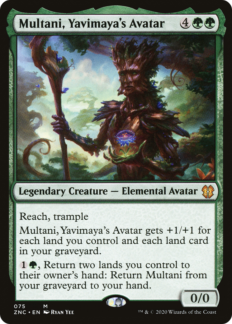 {R} Multani, Yavimaya's Avatar [Zendikar Rising Commander][ZNC 075]