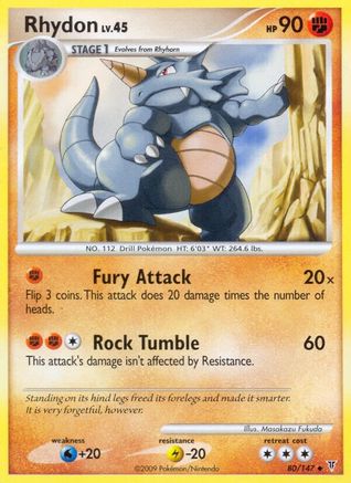 [PKM] Rhydon (80/147) [Platinum: Supreme Victors]
