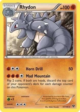 [PKM] Rhydon (61/146) [XY: Base Set]