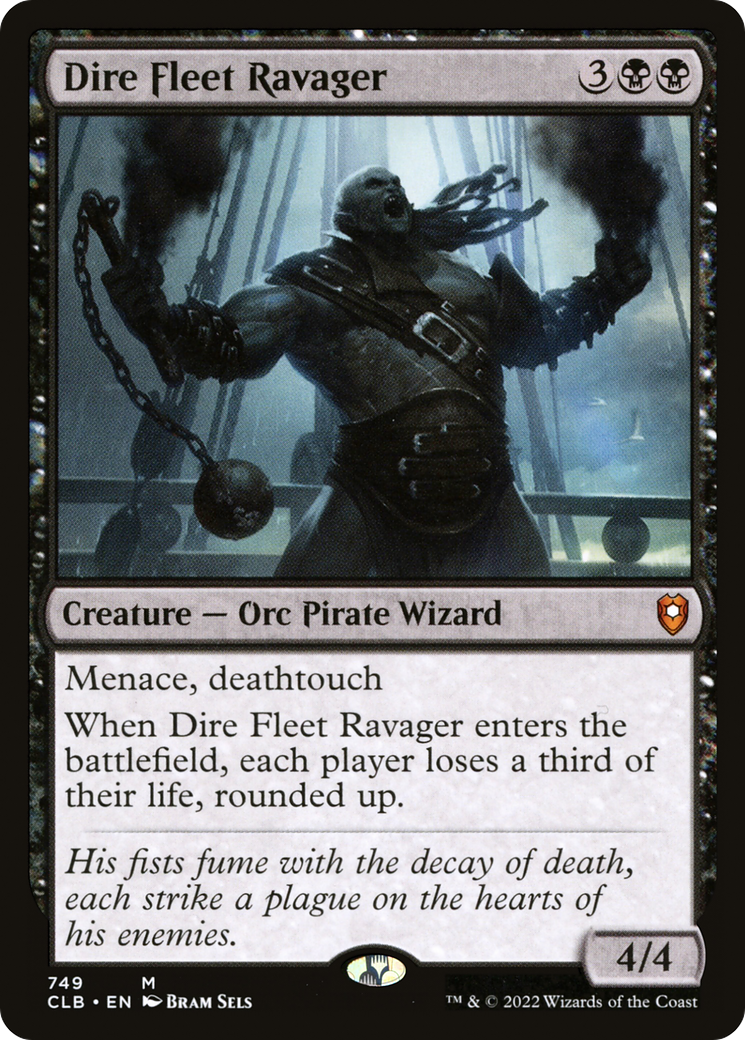 {R} Dire Fleet Ravager [Commander Legends: Battle for Baldur's Gate][CLB 749]