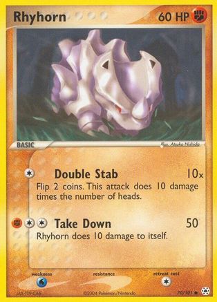 [PKM] Rhyhorn (70/101) [EX: Hidden Legends]