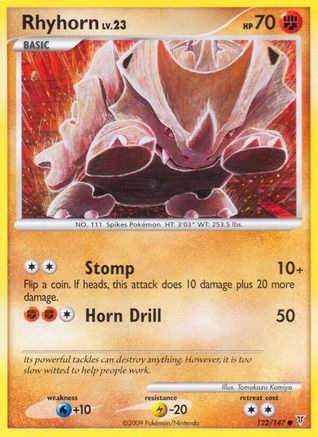 [PKM] Rhyhorn (122/147) [Platinum: Supreme Victors]