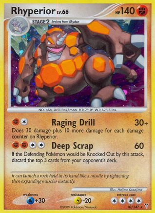 [PKM-R] Rhyperior (10/147) [Platinum: Supreme Victors]