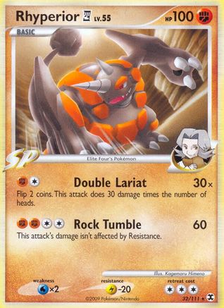 [PKM] Rhyperior (32/111) [Platinum: Rising Rivals]