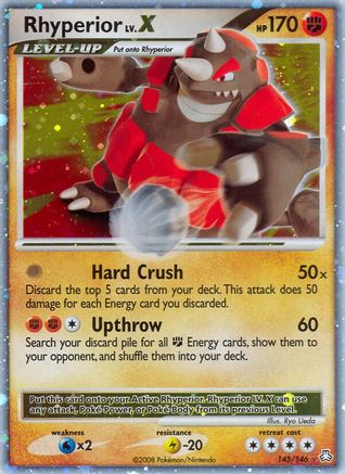 [PKM] Rhyperior LV.X (145/146) [Diamond & Pearl: Legends Awakened]