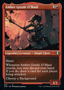 {C} Amber Gristle O'Maul (Foil Etched) [Commander Legends: Battle for Baldur's Gate][CLB 502]