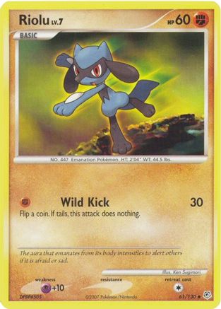 [PKM] Riolu (61/130) [Diamond & Pearl: Base Set]